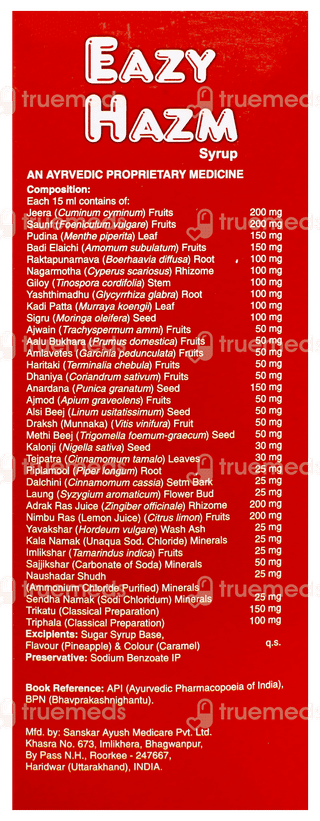 Eazyhazm Syrup 200Ml